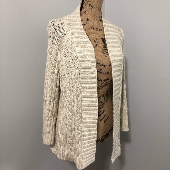 SOLD{Chico’s} Shimmer Knit Cardigan Sweater - Picture 2 of 8